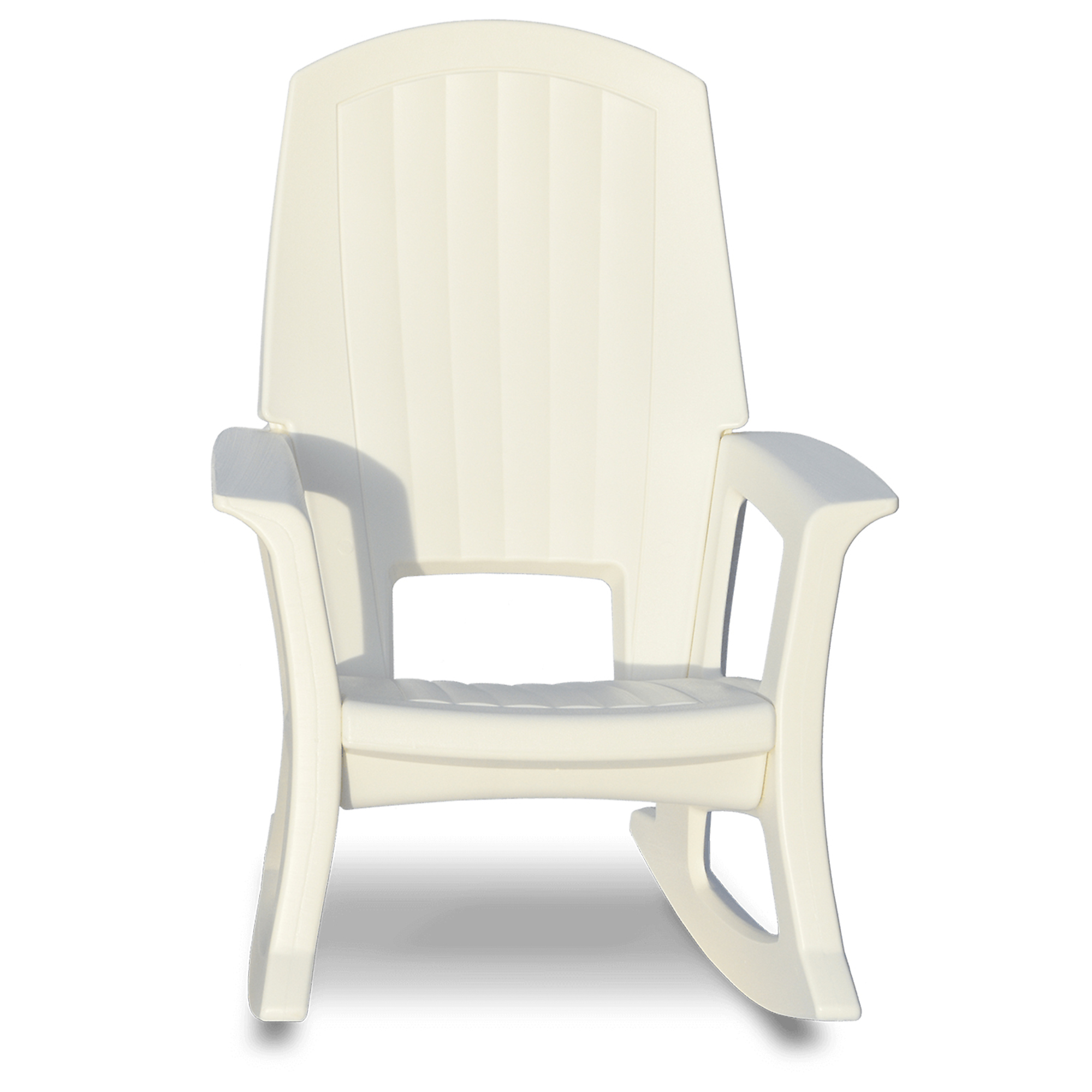 Semco Plastics Rockaway Heavy-Duty All-Weather Outdoor Rocking Chair — 600-Lb. Capacity, White, Model# SEMW